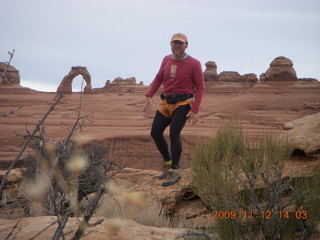 75 71c. Arches National Park - Delicate Arch from viewpoint - Adam