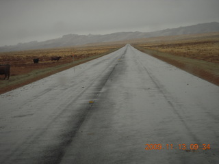 Hanksville road to Goblin Valley