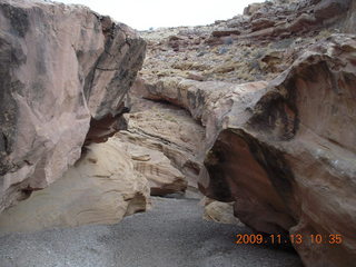 61 71d. Little Wild Horse Pass slot-canyon hike