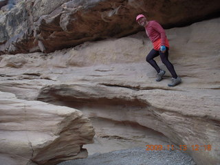 1150 71d. Little Wild Horse Pass slot-canyon hike - Adam