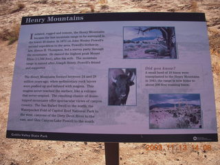 Goblin Valley State Park - sign