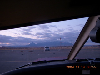 2 71e. Hanksville Airport (HVE) - LaVar's truck