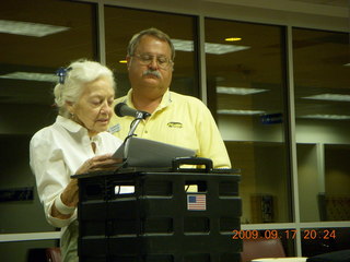 EAA speaker - WWII ferry pilot lady