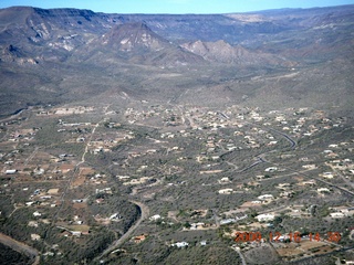 aerial - Beth's neighborhood in Cave Creek