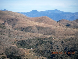 aerial - mountains near Red Creek