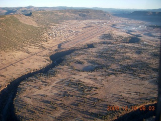 aerial sunrise - Four Peaks