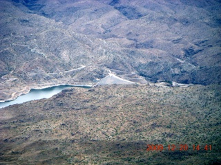 17 72l. aerial - Alamo Lake dam