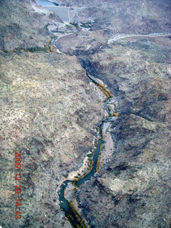 22 72l. aerial - Alamo Lake dam