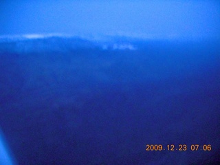 2 72p. aerial - pre-dawn clouds and mountains