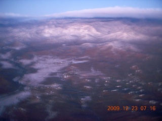 6 72p. aerial - dawn clouds and mountains