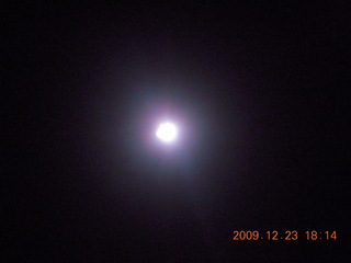 156 72p. moon at moonlit Virgin riverwalk hike