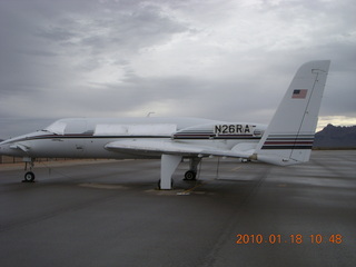 five Beech Starships at Marana Airport (AVQ)