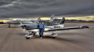 Adam and N8483R and Beech Starships at Marana (AVQ)