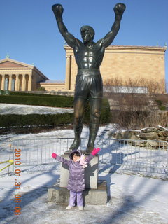 Philadelphia Museum of Art - Cecelia and Rocky statue