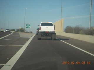 jacked up truck - candidate for 'Out of the Gene Pool' list