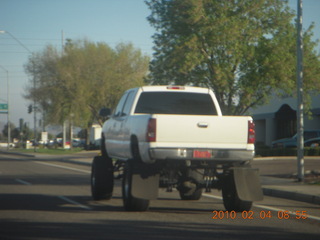 jacked up truck - candidate for 'Out of the Gene Pool' list