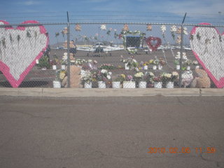 memorial for fallen pilot at Deer Valley (DVT)