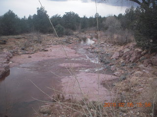 Dry Creek in Sedona with water in it