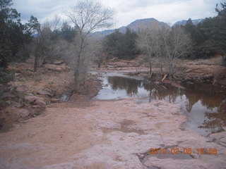 Dry Creek in Sedona with water in it