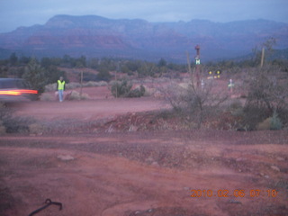 Sedona half-marathon - Sedona dawn before the race