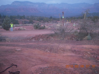 Sedona half-marathon - Sedona dawn before the race