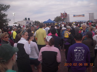 Sedona half-marathon - milling around before