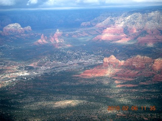 Sean's snow covered Mogollon Airpark