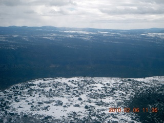 Sean's snow covered Mogollon Airpark