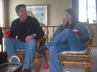 Bob Brown's pot-luck party at Mogollon Airpark (AZ82) - Julia