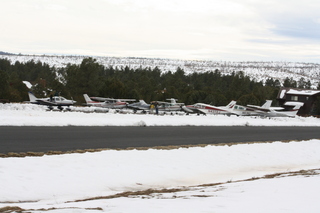 Bob Brown's pot-luck party at Mogollon Airpark (AZ82)
