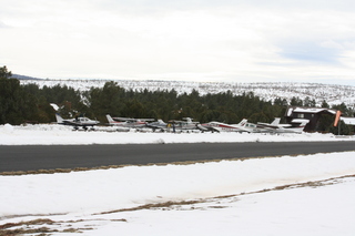 Bob Brown's pot-luck party at Mogollon Airpark (AZ82)
