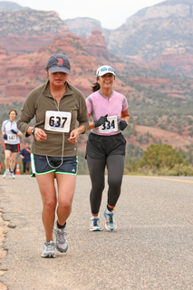Fiesta Bowl half marathon - Mike