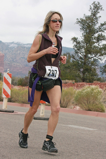 Sedona half marathon - Christine