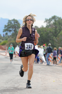 Sedona half marathon - Christine