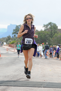 Sedona half marathon - Christine