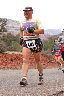 Sedona half marathon - Adam