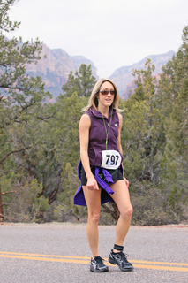 Sedona half marathon - Christine