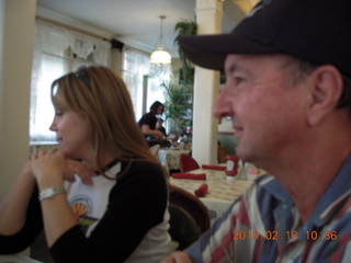 Bisbee breakfast - Julie and Ken Calman
