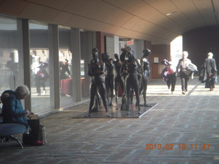 sculpture in the Kimmel Center