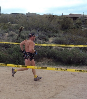 1174 74o. Adam finishing McDowell-Sonoran challenge run