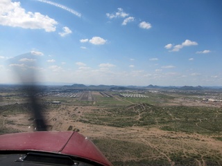 aerial - houses in north Scottsdale