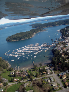 Charlie's pictures - Arlington flight - San Juan Islands - Friday Harbor (FHR)