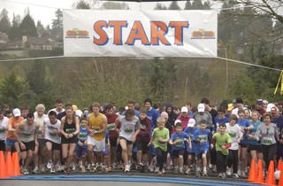 Mercer Island Half Marathon - start