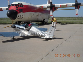 cool airplane at Coolidge (P08) - Ted and his little bird