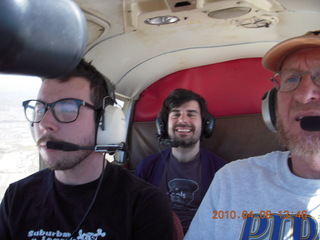 Phil and Dave and Adam flying in N4372J