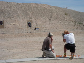 Gila Bend (E63) fly in - at the range - Rich, Adam, Tim