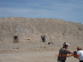 Gila Bend (E63) fly in - at the range - Tim, Rich, Adam