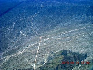 30 76e. aerial - mystery strip west of Alamo Lake