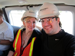 Sean's picture - Bagdad mine tour - Kristina and Sean