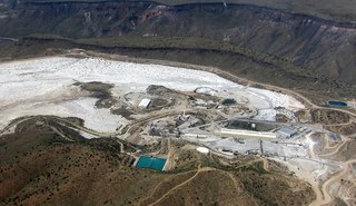 Sean's picture - Bagdad mine tour - Sean and Kristina and big tire